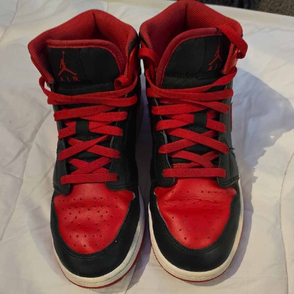 Kids Red and Black Sneakers
